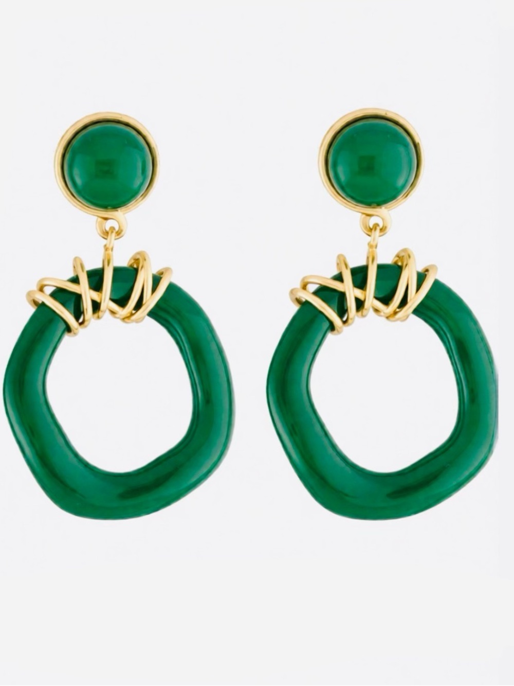 Tory Burch Small Clip On Roxanne Doorknocker Earrings